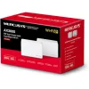 Mercusys Halo H80X v1 WiFi Mesh Network Access Point Wi‑Fi 6 Dual Band (2.4 & 5GHz) σε Διπλό Kit