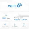 Mercusys Halo H80X v1 WiFi Mesh Network Access Point Wi‑Fi 6 Dual Band (2.4 & 5GHz) σε Διπλό Kit