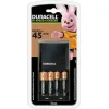 Duracell CEF27 Φορτιστής 4 Μπαταριών Ni-MH Μεγέθους AA/AAA Σετ με 2x AA 1300mAh και 2x AAA 750mAh