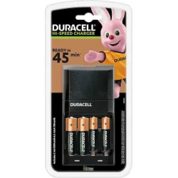 Duracell CEF27 Φορτιστής 4 Μπαταριών Ni-MH Μεγέθους AA/AAA Σετ με 2x AA 1300mAh και 2x AAA 750mAh Duracell CEF27 Φορτιστής 4 Μπαταριών Ni-MH Μεγέθους AA/AAA Σετ με 2x AA 1300mAh και 2x AAA 750mAh