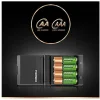 Duracell CEF27 Φορτιστής 4 Μπαταριών Ni-MH Μεγέθους AA/AAA Σετ με 2x AA 1300mAh και 2x AAA 750mAh