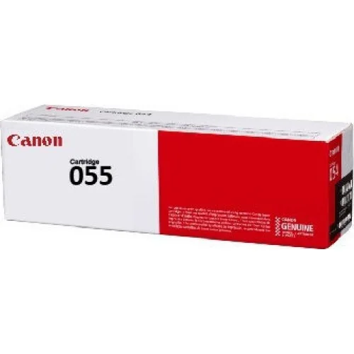 Canon 055 Γνήσιο Toner Laser Εκτυπωτή Κίτρινο High Yield 2100 Σελίδων (3013C002)