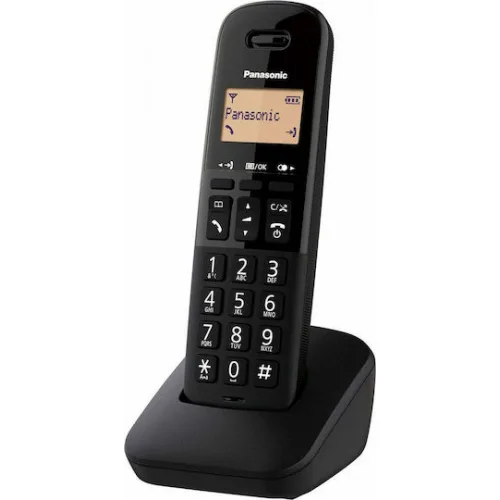 Panasonic KX-TGB610 Ασύρματο Τηλέφωνο με Ελληνικό Μενού Μαύρο