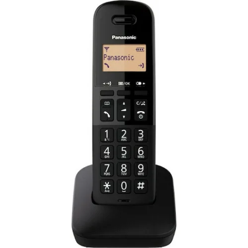 Panasonic KX-TGB610 Ασύρματο Τηλέφωνο με Ελληνικό Μενού Μαύρο