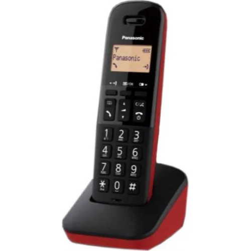Panasonic KX-TGB610 Ασύρματο Τηλέφωνο με Ελληνικό Μενού Κόκκινο