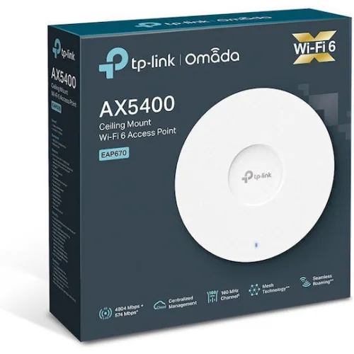 TP-LINK EAP650 v1.2 Access Point Wi‑Fi 6 Dual Band (2.4 & 5GHz)