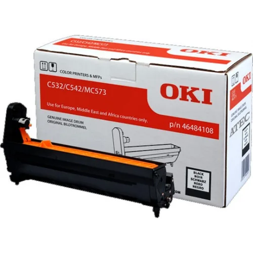 OKI 46484108 Γνήσιο Drum Laser Εκτυπωτή Μαύρο 30000 Σελίδων