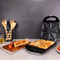 Cecotec Rock' Ntoast Family Τοστιέρα για 4 Τοστ 1500W Inox