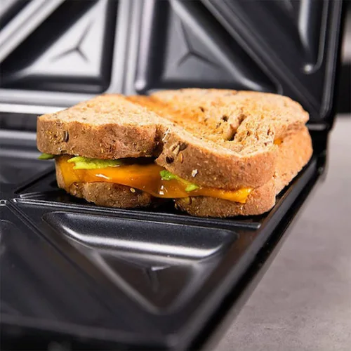Cecotec Rock' Ntoast Family Τοστιέρα για 4 Τοστ 1500W Inox