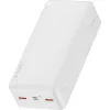 Baseus Bipow Overseas Edition Power Bank 30000mAh 20W με 2 Θύρες USB-A και Θύρα USB-C Λευκό