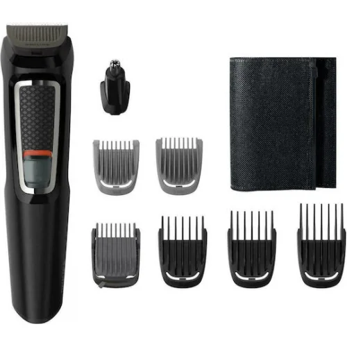 Philips Multigroom Series 3000 Επαναφορτιζόμενη Κουρευτική Μηχανή Μαύρη MG3730/15
