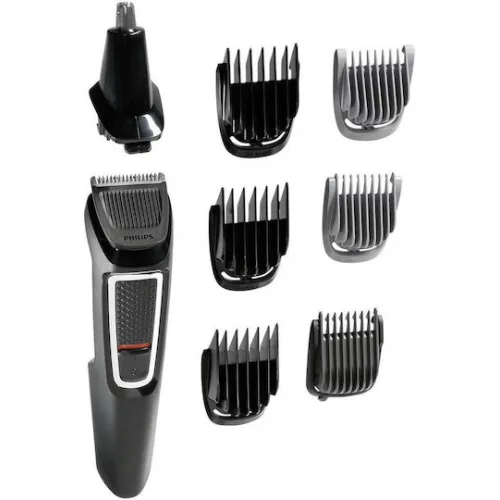 Philips Multigroom Series 3000 Επαναφορτιζόμενη Κουρευτική Μηχανή Μαύρη MG3730/15