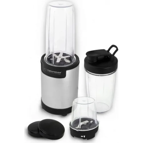 Esperanza Μπλέντερ για Smoothies 0.8lt 900W Inox EKM030