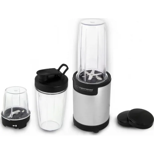 Esperanza Μπλέντερ για Smoothies 0.8lt 900W Inox EKM030