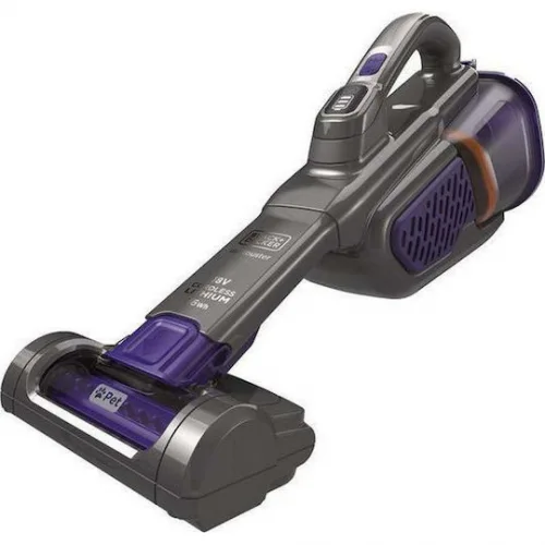 Black & Decker Επαναφορτιζόμενο Σκουπάκι Χειρός 18V Μωβ