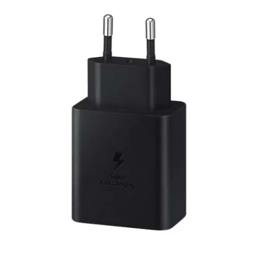Samsung Φορτιστής με Θύρα USB-C και Καλώδιο USB-C - USB-C 45W Power Delivery Μαύρος (EP-TA4510XBEGEU)