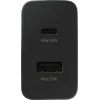 Samsung Φορτιστής Χωρίς Καλώδιο με Θύρα USB-A και Θύρα USB-C 35W Μαύρος (EP-TA220NBEGEU)