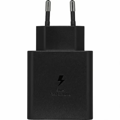 Samsung Φορτιστής Χωρίς Καλώδιο με Θύρα USB-A και Θύρα USB-C 35W Μαύρος (EP-TA220NBEGEU)