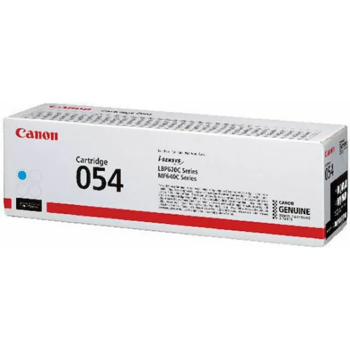 Canon 054 Γνήσιο Toner Laser Εκτυπωτή Κυανό 1200 Σελίδων (3023C002)
