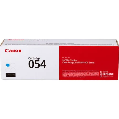 Canon 054 Γνήσιο Toner Laser Εκτυπωτή Κυανό 1200 Σελίδων (3023C002)