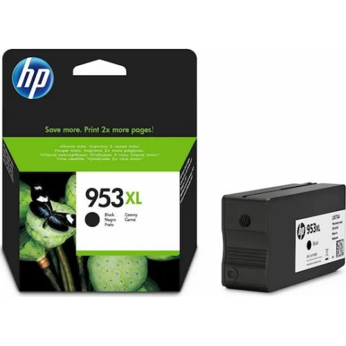 HP 953XL Γνήσιο Μελάνι Εκτυπωτή InkJet Μαύρο (L0S70AE)