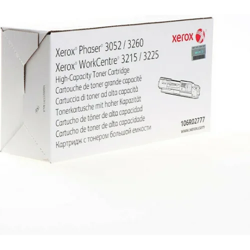 Xerox 106R02777 Γνήσιο Toner Laser Εκτυπωτή Μαύρο High Capacity 3000 Σελίδων