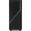 Sharkoon RGB Flow Gaming Midi Tower Κουτί Υπολογιστή με Πλαϊνό Παράθυρο Μαύρο