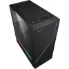 Sharkoon RGB Flow Gaming Midi Tower Κουτί Υπολογιστή με Πλαϊνό Παράθυρο Μαύρο