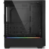 Sharkoon RGB Flow Gaming Midi Tower Κουτί Υπολογιστή με Πλαϊνό Παράθυρο Μαύρο