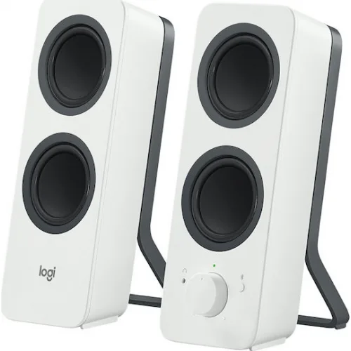 Logitech Z207 Ασύρματα Ηχεία Υπολογιστή 2.0 με Bluetooth και Ισχύ 10W σε Λευκό Χρώμα