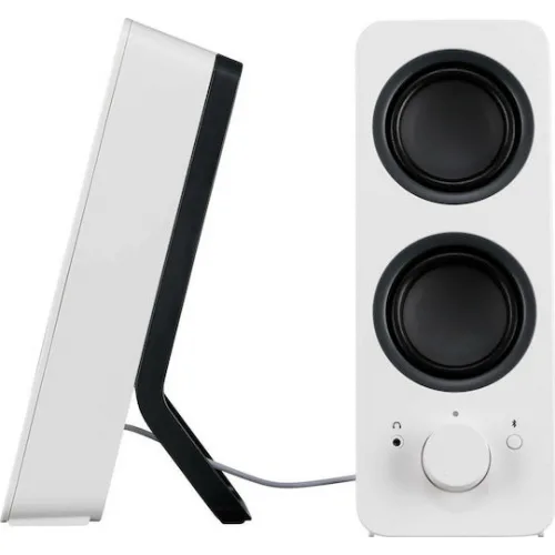 Logitech Z207 Ασύρματα Ηχεία Υπολογιστή 2.0 με Bluetooth και Ισχύ 10W σε Λευκό Χρώμα