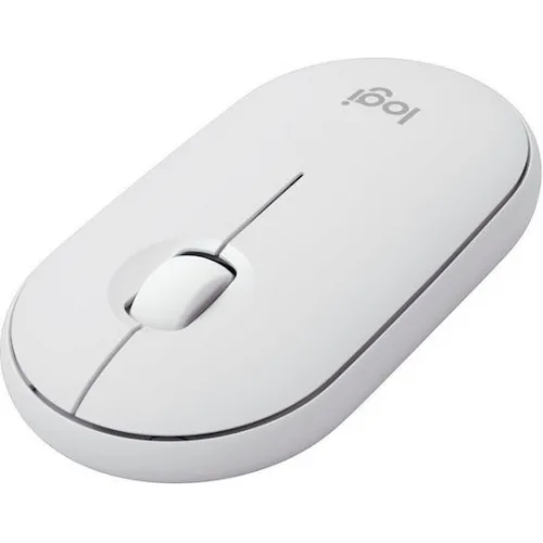 Logitech Pebble M350s Ασύρματο Bluetooth Ποντίκι White
