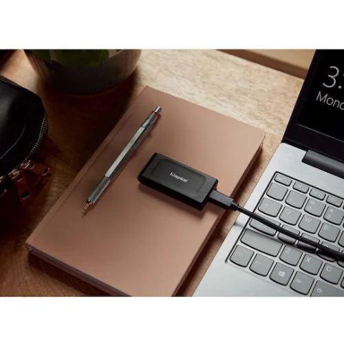 Kingston XS1000 USB-C Εξωτερικός SSD 2TB 1.8" Μαύρο