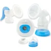 Esperanza Gemelos Ηλεκτρικό Μονό Θήλαστρο Μπαταρίας και Ρεύματος Χωρίς BPA Μπλε 150ml