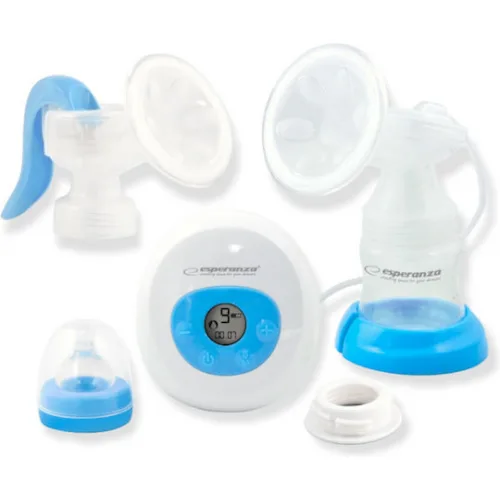 Esperanza Gemelos Ηλεκτρικό Μονό Θήλαστρο Μπαταρίας και Ρεύματος Χωρίς BPA Μπλε 150ml