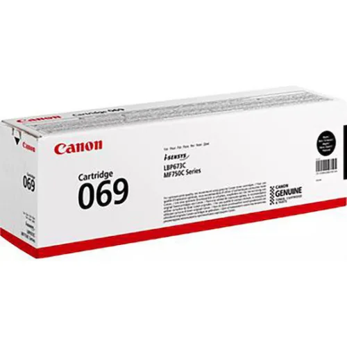 Canon 069 Γνήσιο Toner Laser Εκτυπωτή Μαύρο 2100 Σελίδων (5094C002)