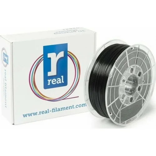 Real Filament PETG 3D Printer Filament 1.75mm Μαύρο 1kg (Spool) Real Filament PETG 3D Printer Filament 1.75mm Μαύρο 1kg (Spool)