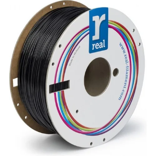 Real Filament PETG 3D Printer Filament 1.75mm Μαύρο 1kg (Spool) Real Filament PETG 3D Printer Filament 1.75mm Μαύρο 1kg (Spool)
