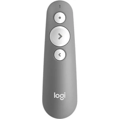 Logitech Presenter R500 με Κόκκινο Laser και Πλήκτρα Slideshow σε Γκρι Χρώμα