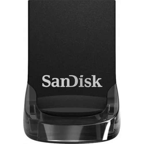 Sandisk Ultra Fit 256GB USB 3.1 Stick Μαύρο