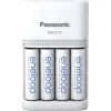 Panasonic Eneloop Smartplus BQ-CC55E Φορτιστής 4 Μπαταριών Ni-MH Μεγέθους AA/AAA Σετ με 4x AA 2000mAh σε Λευκό χρώμα