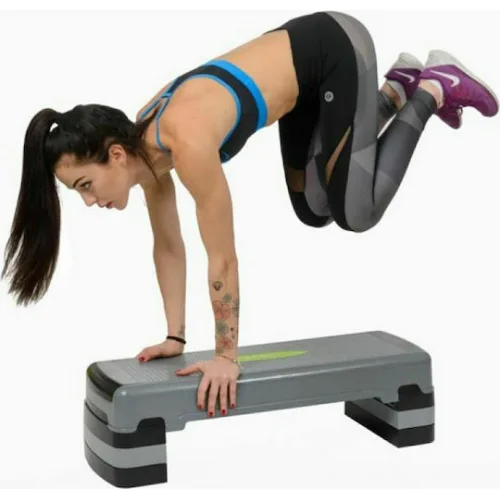 HMS AS005 Aerobic Stepper με Ρυθμιζόμενο Ύψος Grey