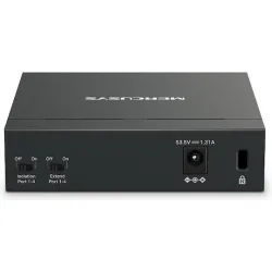 Mercusys MS105GP v1 Unmanaged L2 PoE+ Switch με 5 Θύρες Gigabit (1Gbps) Ethernet