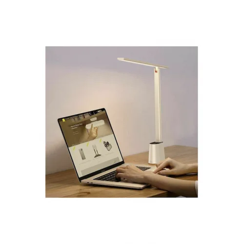 Baseus Smart Eye Series Επαναφορτιζόμενο Φωτιστικό Γραφείου LED Αναδιπλούμενο σε Λευκό Χρώμα