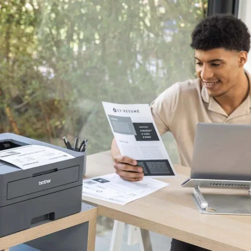 Brother Ασπρόμαυρος Εκτυπωτής Laser με WiFi και Mobile Print HL-L2445DW