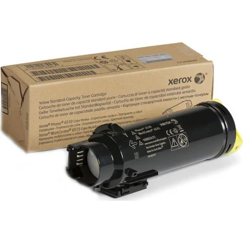 Xerox 106R03475 Γνήσιο Toner Laser Εκτυπωτή Κίτρινο 1000 Σελίδων