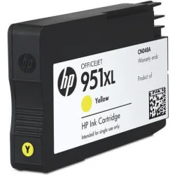 HP 951XL Γνήσιο Μελάνι Εκτυπωτή InkJet Κίτρινο (CN048AE)