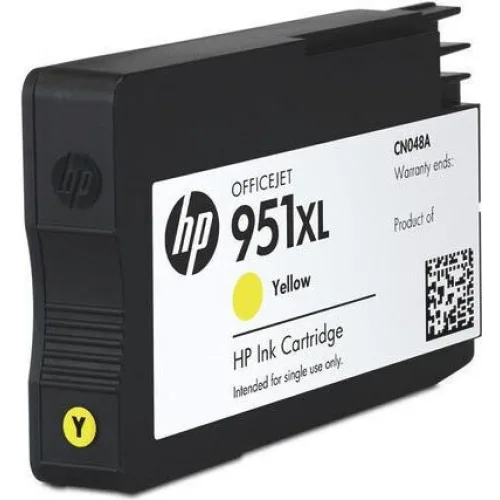 HP 951XL Γνήσιο Μελάνι Εκτυπωτή InkJet Κίτρινο (CN048AE)