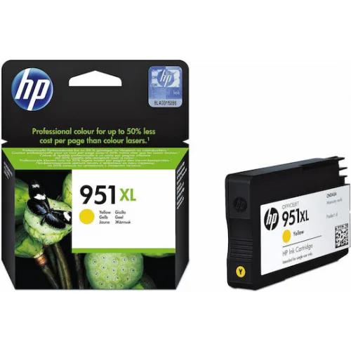 HP 951XL Γνήσιο Μελάνι Εκτυπωτή InkJet Κίτρινο (CN048AE)