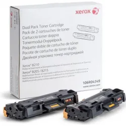 Xerox B205 Γνήσιο Multipack Toner Laser Εκτυπωτή Μαύρο 2τμχ (106R04349)